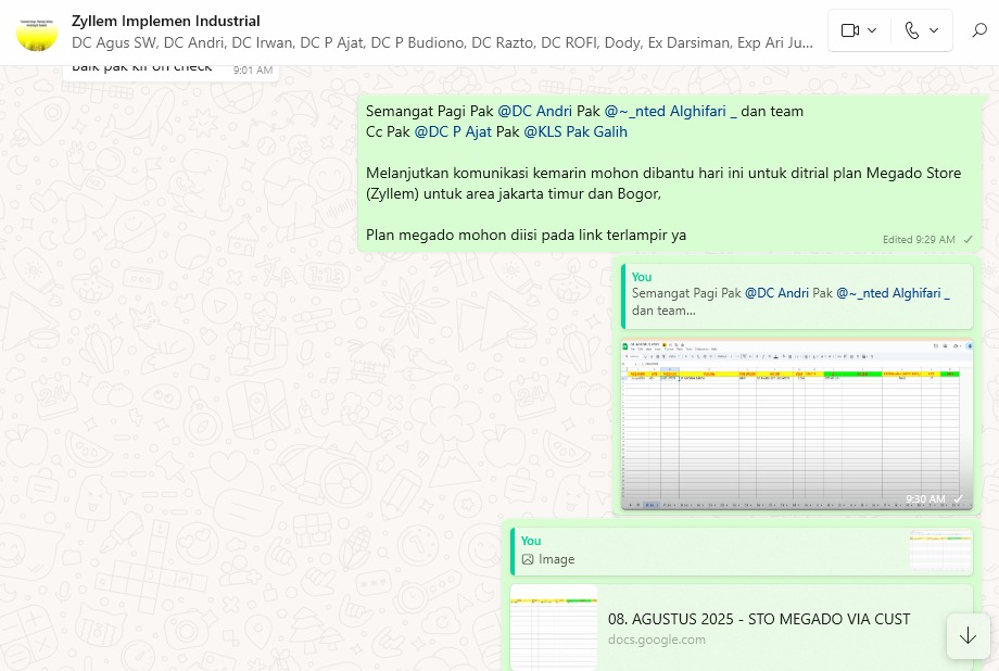Lampiran Point 8.KLS : MEGA DO MASIH BELUM JALAN KENDALA DI SISTEM. DATA TERSEBUT ON PROGRES PAK DENI